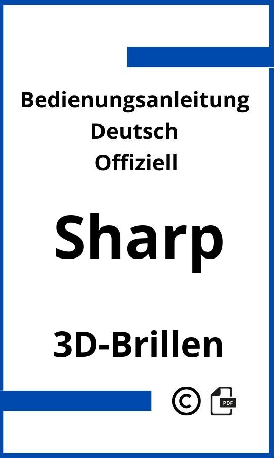 Sharp 3D-Brille Bedienungsanleitung