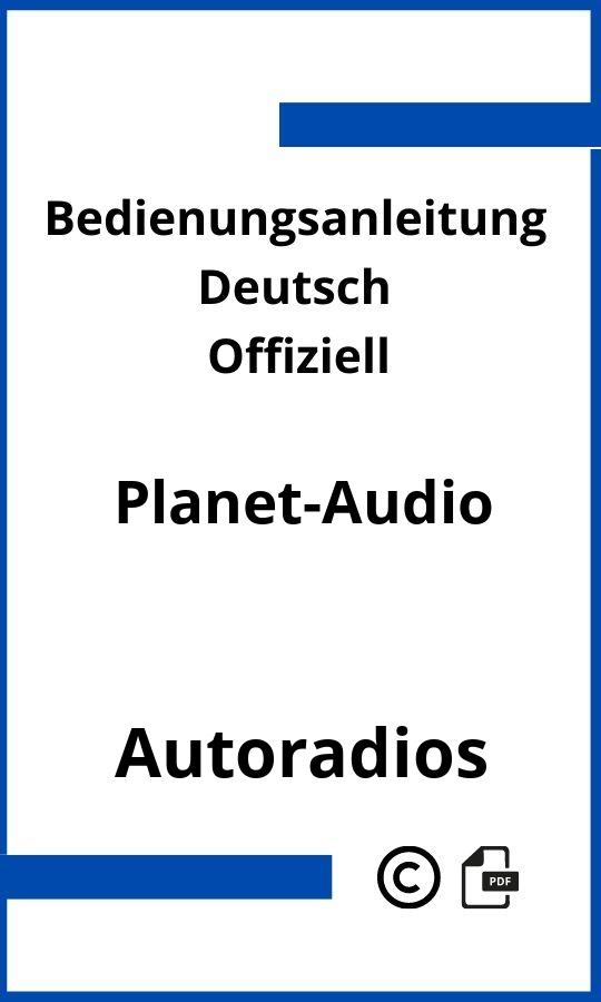 Planet Audio Autoradio Bedienungsanleitung