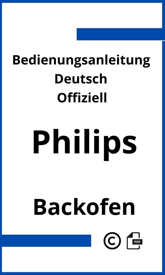 Philips Backofen Bedienungsanleitung