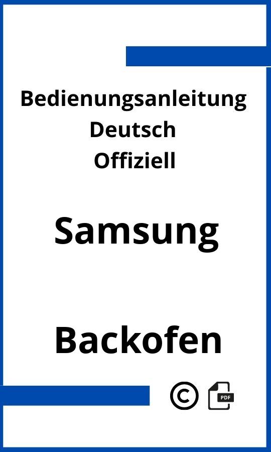 Samsung Backofen Bedienungsanleitung