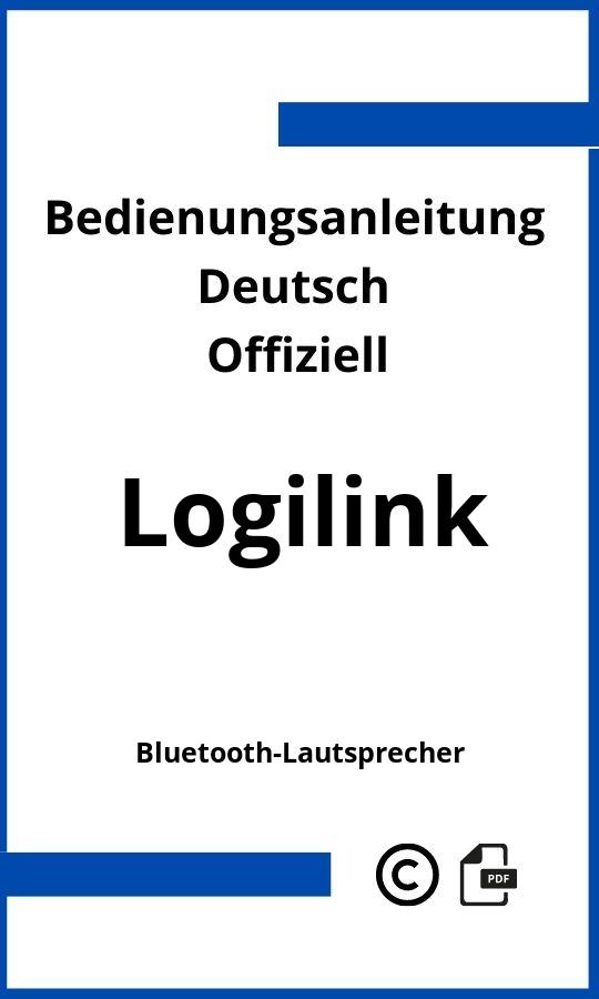 LogiLink Bluetooth-Lautsprecher Bedienungsanleitung