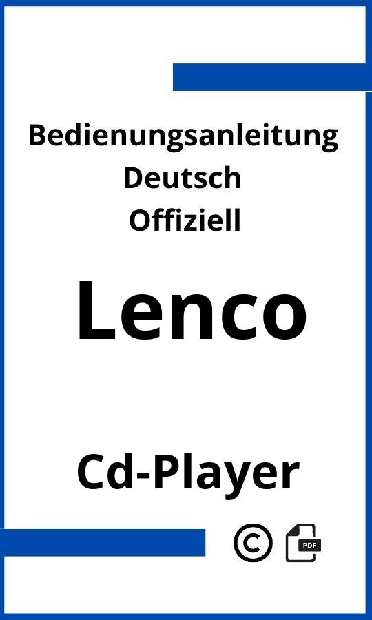 Lenco CD-Player Bedienungsanleitung
