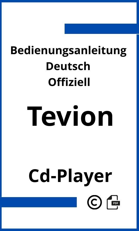 Tevion CD-Player Bedienungsanleitung