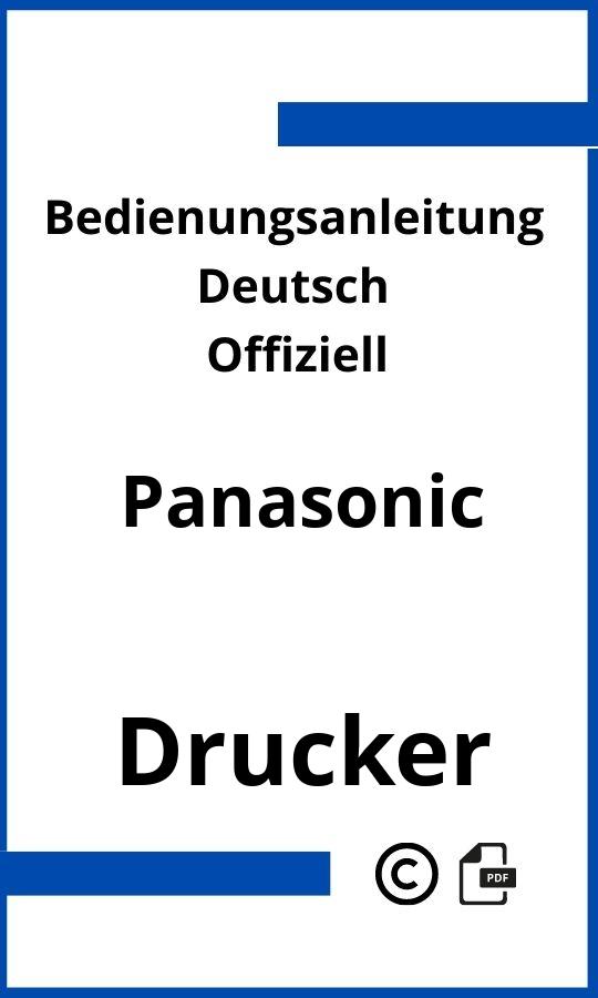 Panasonic Drucker Bedienungsanleitung