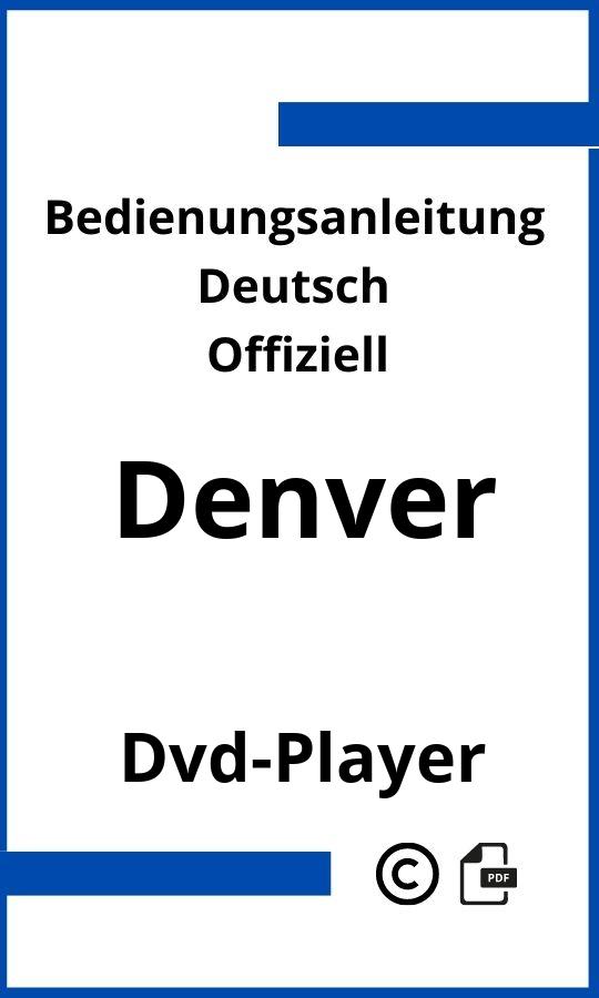 Denver DVD-Player Bedienungsanleitung