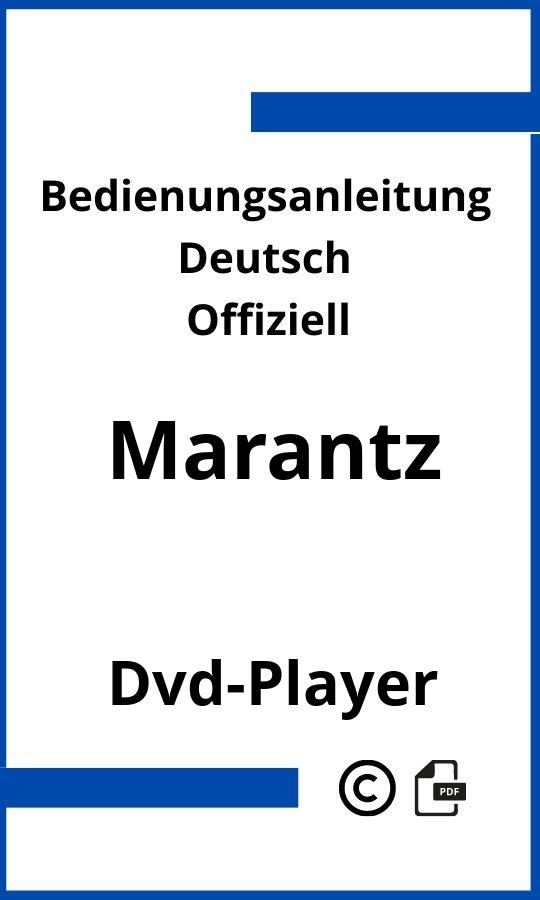 Marantz DVD-Player Bedienungsanleitung