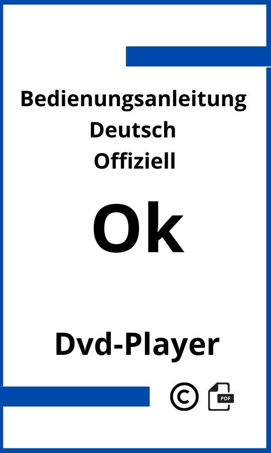 OK DVD-Player Bedienungsanleitung