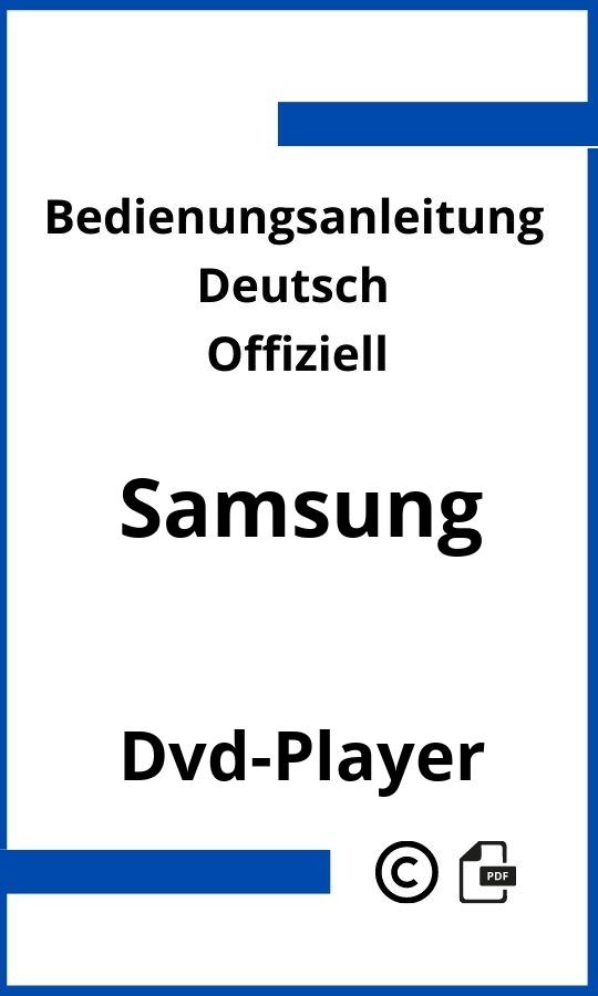 Samsung DVD-Player Bedienungsanleitung