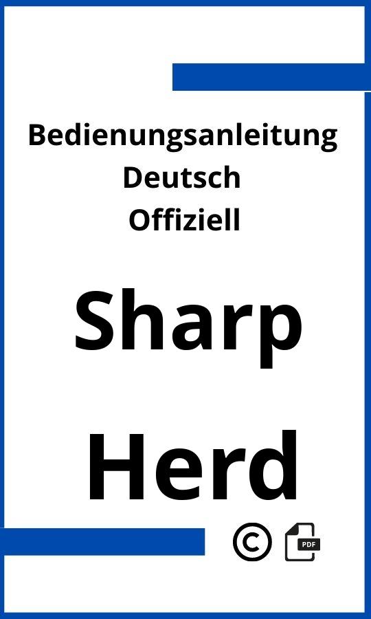 Sharp Herd Bedienungsanleitung