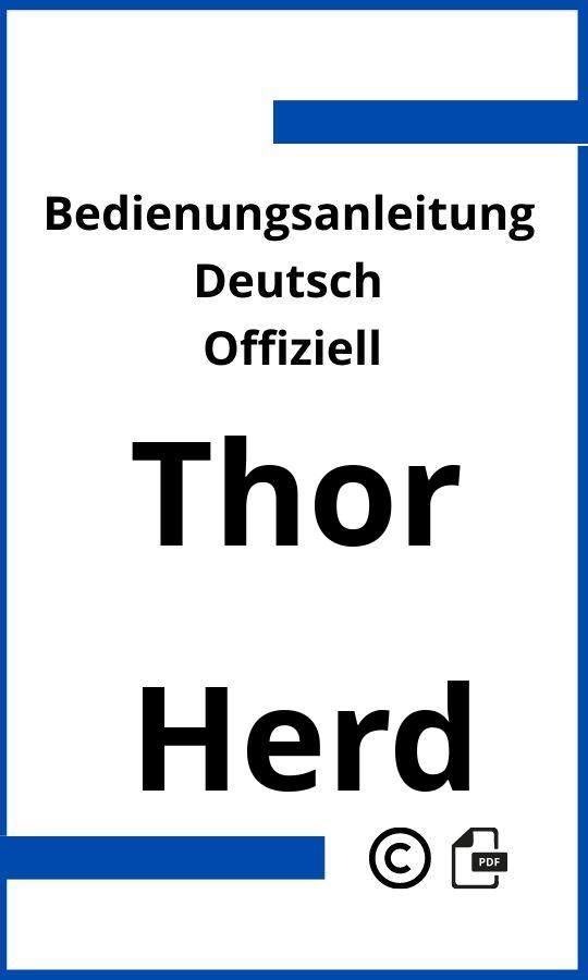 Thor Herd Bedienungsanleitung
