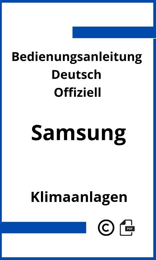 Samsung Klimaanlage Bedienungsanleitung