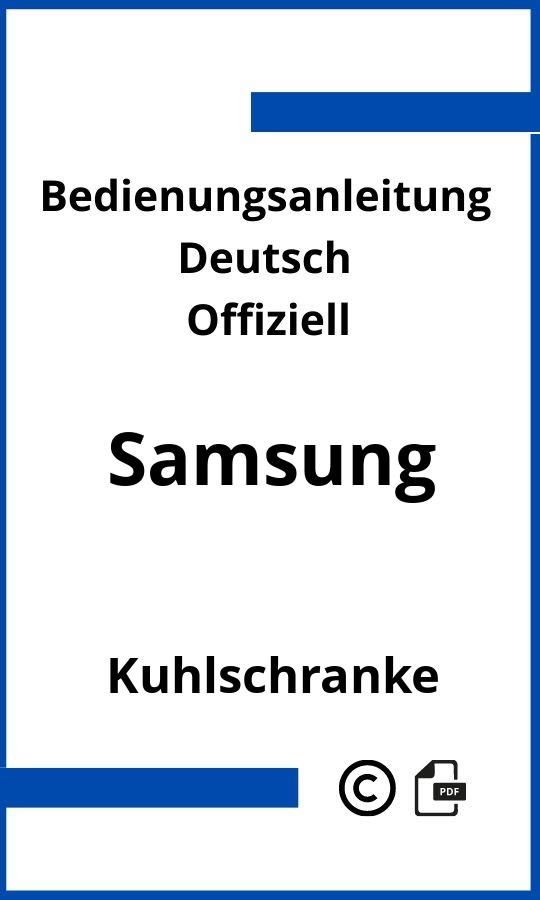 Samsung Kühlschrank Bedienungsanleitung