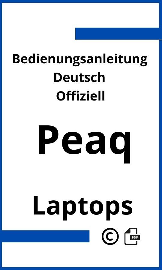 PEAQ Laptop Bedienungsanleitung