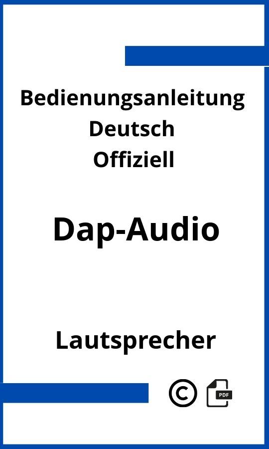 DAP-Audio Lautsprecher Bedienungsanleitung