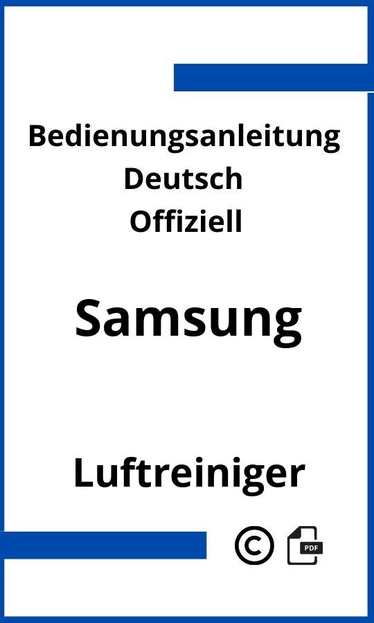 Samsung Luftreiniger Bedienungsanleitung