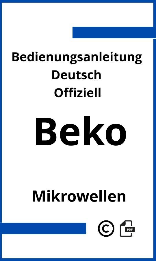 Beko Mikrowelle Bedienungsanleitung