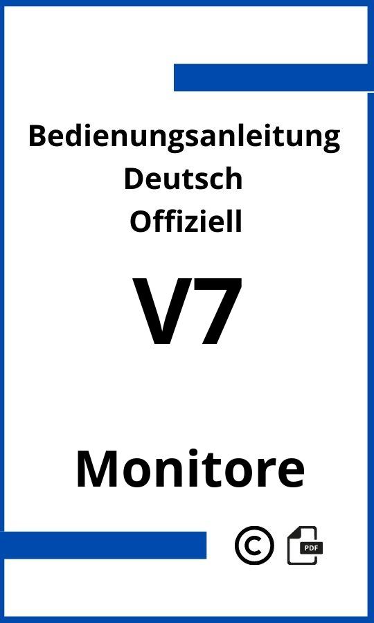 V7 Monitor Bedienungsanleitung