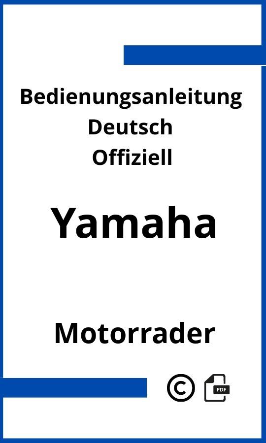 Yamaha Motorrad Bedienungsanleitung