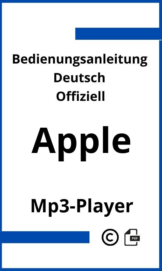 Apple MP3-Player Bedienungsanleitung
