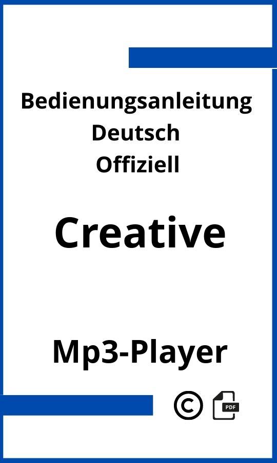 Creative MP3-Player Bedienungsanleitung