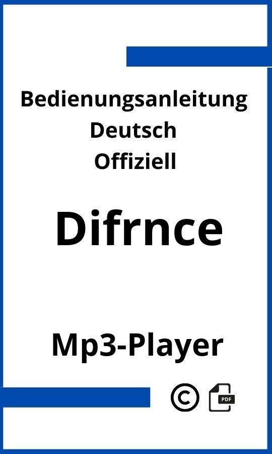 Difrnce MP3-Player Bedienungsanleitung