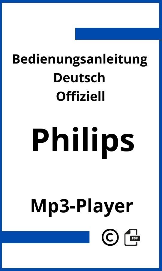 Philips MP3-Player Bedienungsanleitung