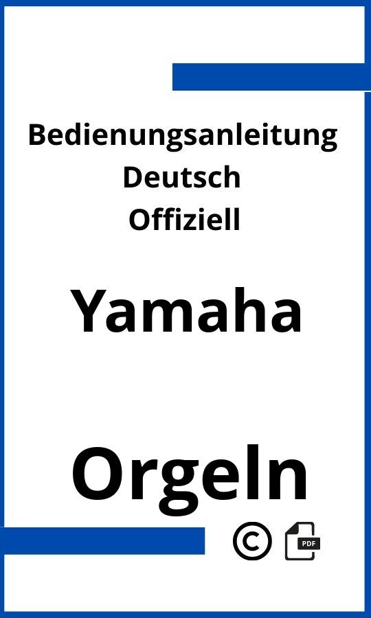 Yamaha Orgel Bedienungsanleitung