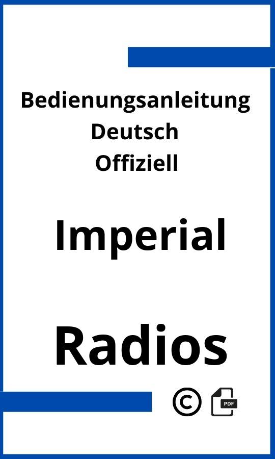 Imperial Radio Bedienungsanleitung
