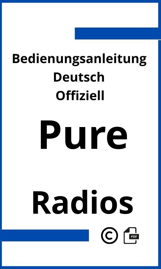 Pure Radio Bedienungsanleitung