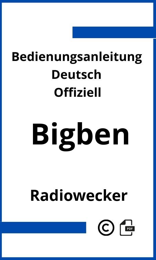 Bigben Radiowecker Bedienungsanleitung