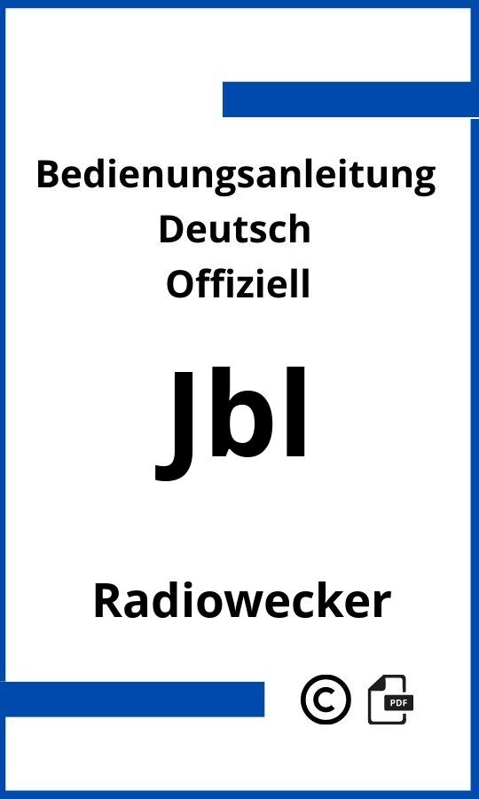 JBL Radiowecker Bedienungsanleitung