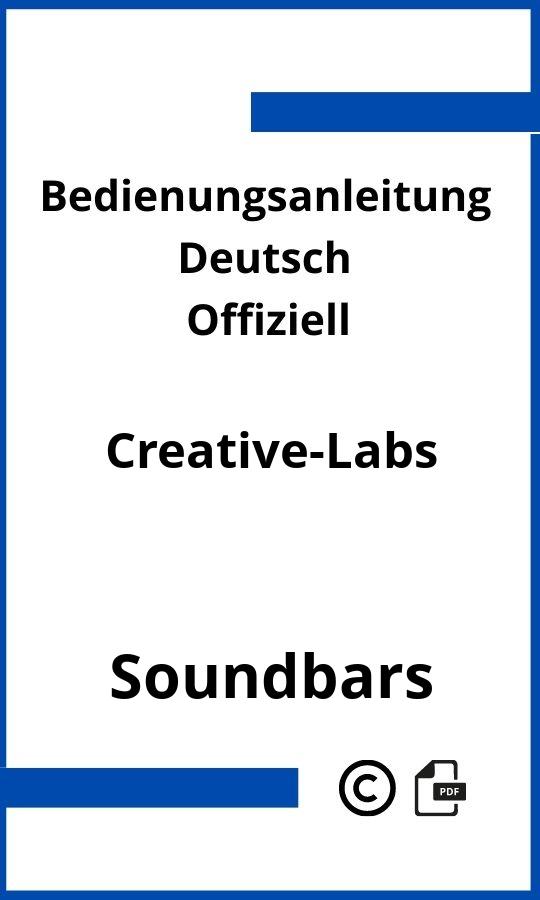 Creative Labs Soundbar Bedienungsanleitung