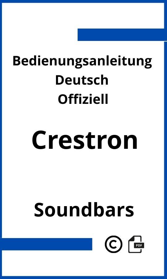 Crestron Soundbar Bedienungsanleitung