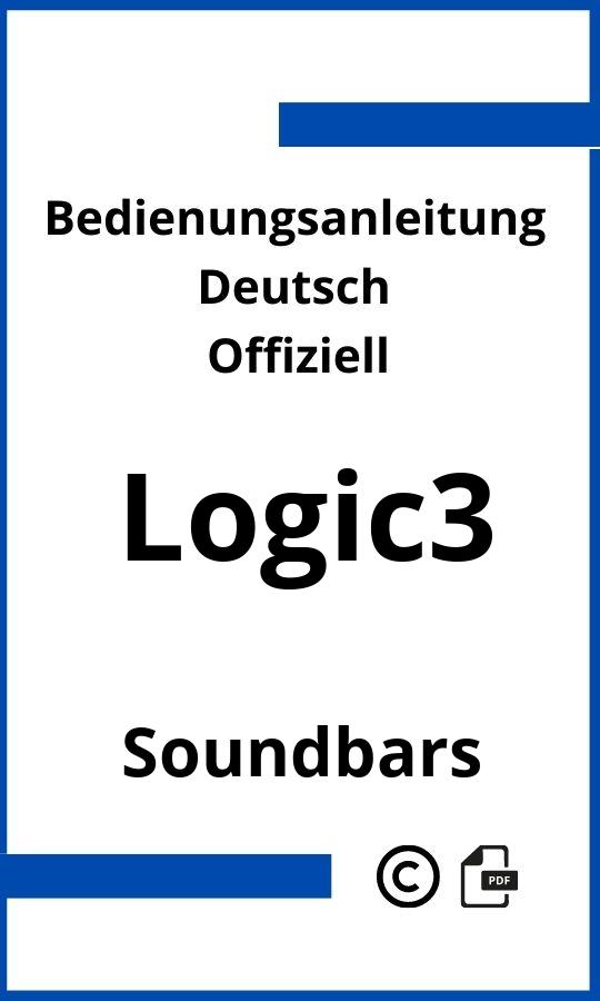 Logic3 Soundbar Bedienungsanleitung