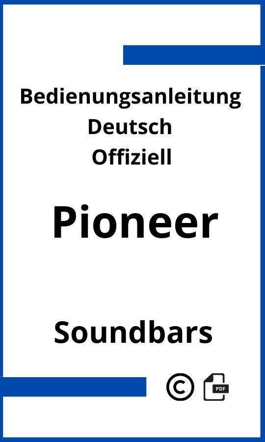Pioneer Soundbar Bedienungsanleitung