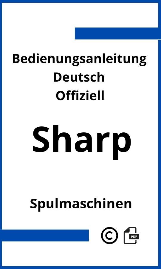 Sharp Spülmaschine Bedienungsanleitung