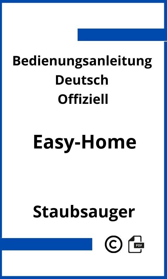 Easy Home Staubsauger Bedienungsanleitung
