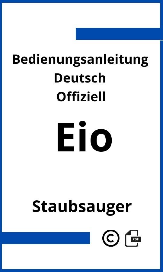 EIO Staubsauger Bedienungsanleitung