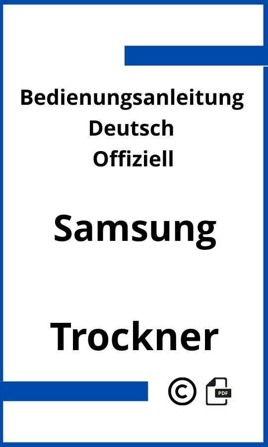 Samsung Trockner Bedienungsanleitung