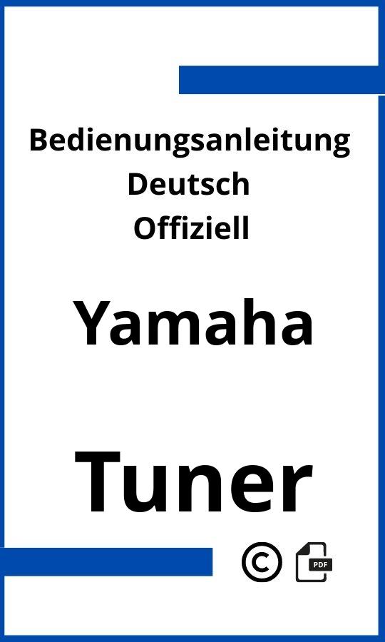 Yamaha Tuner Bedienungsanleitung