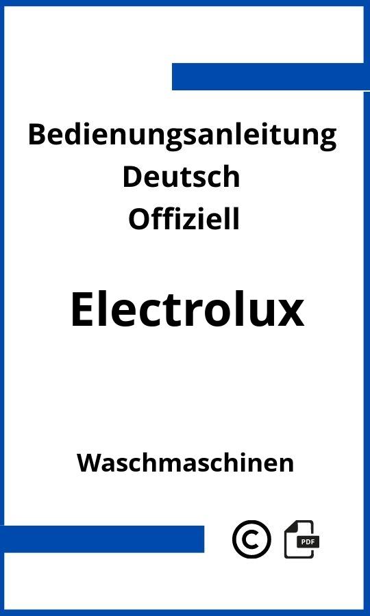 Electrolux Waschmaschine Bedienungsanleitung