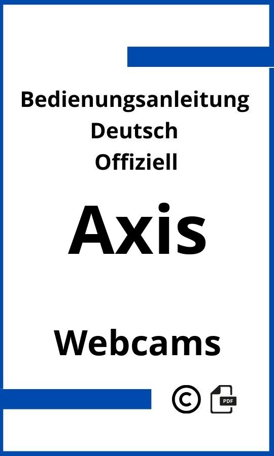 Axis Webcam Bedienungsanleitung